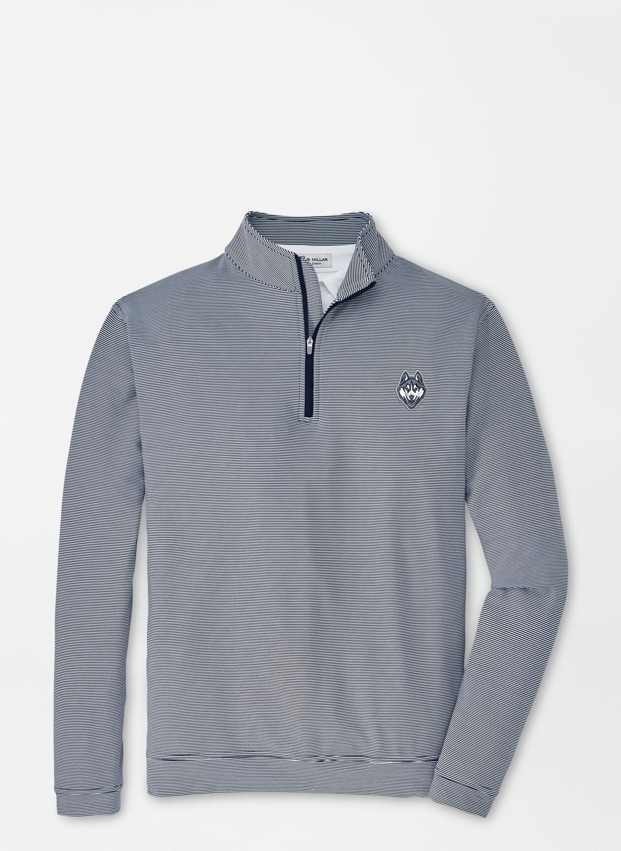 UConn Huskies Perth Sugar Stripe Performance Quarter-Zip