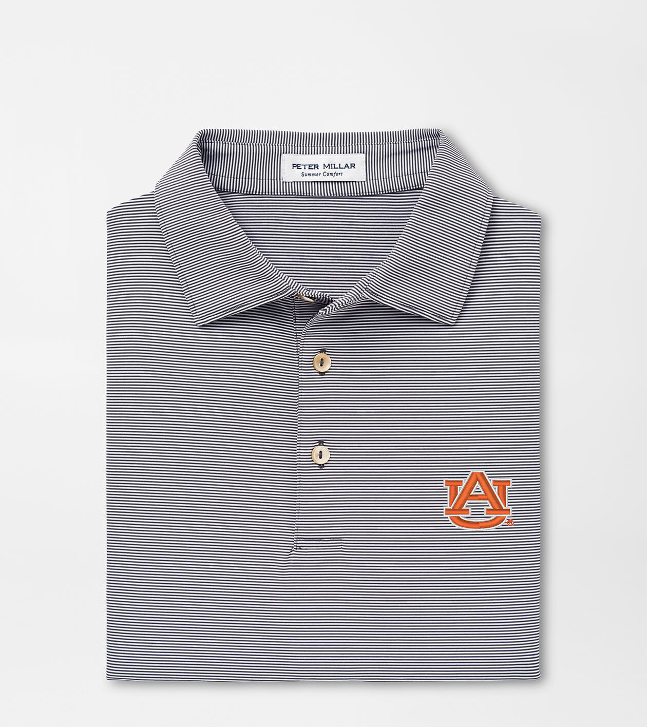 Auburn Jubilee Stripe Performance Polo