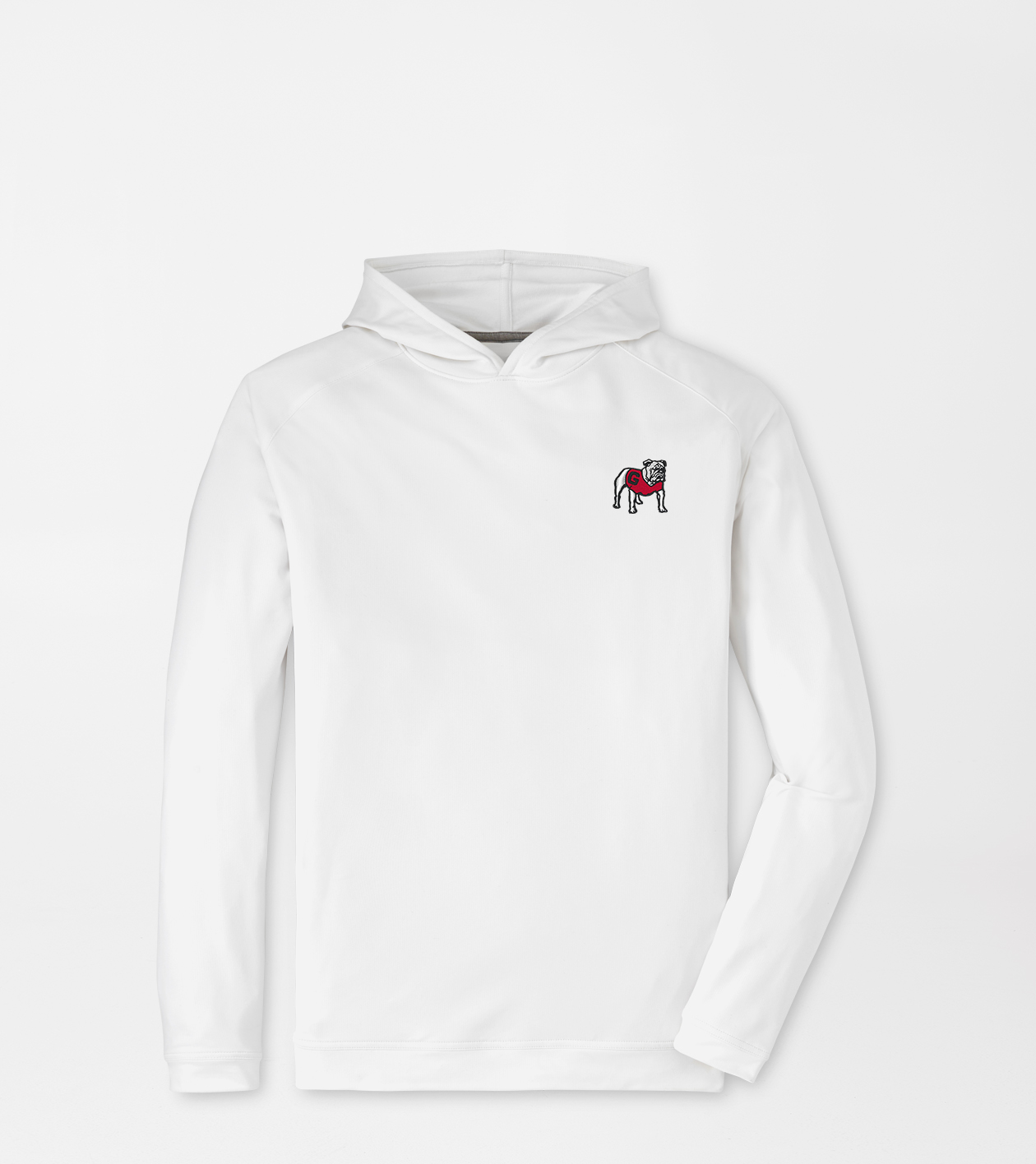 Georgia Standing Bulldog Pine Performance Hoodie