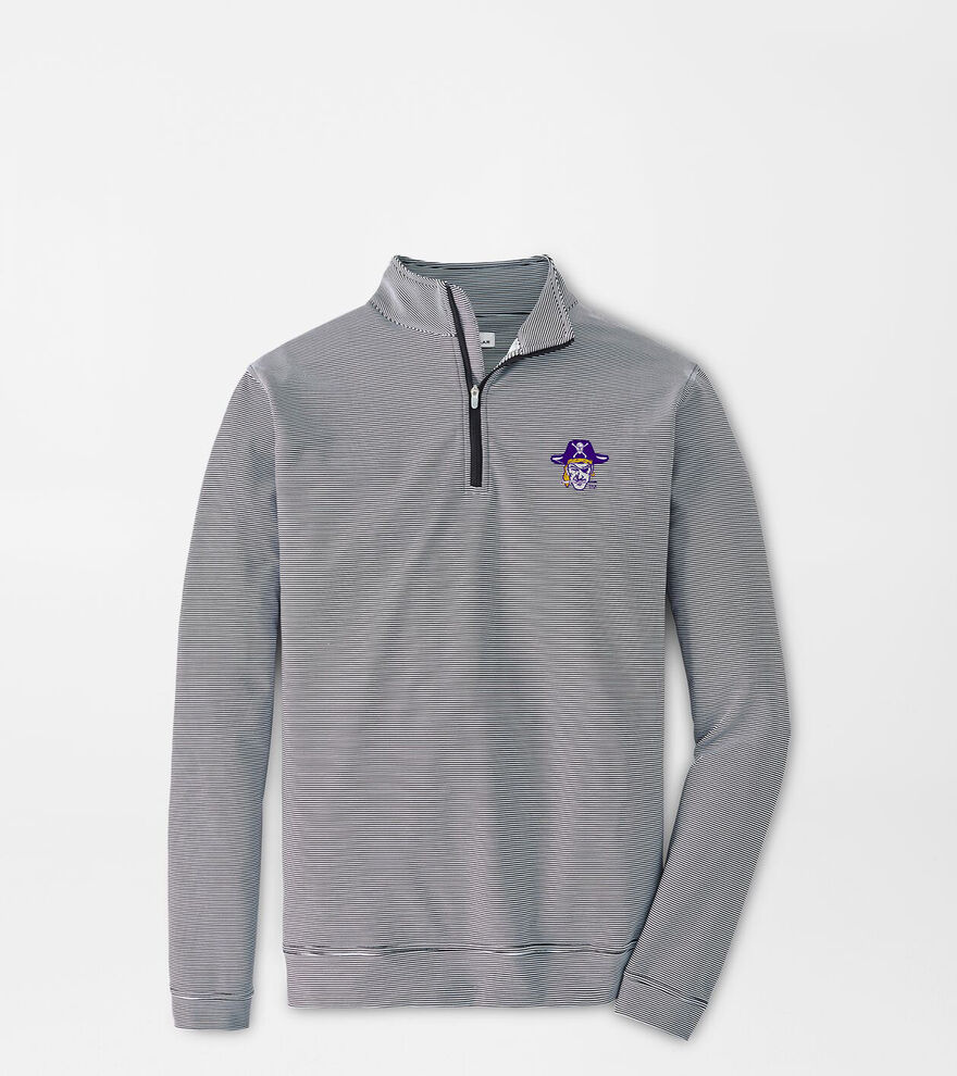 East Carolina University Vault Perth Mini-Stripe Performance Pullover image number 1