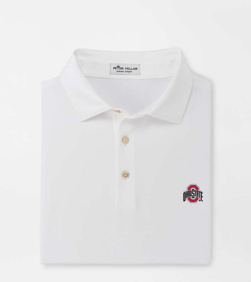 Ohio State Solid Performance Jersey Polo image number 2