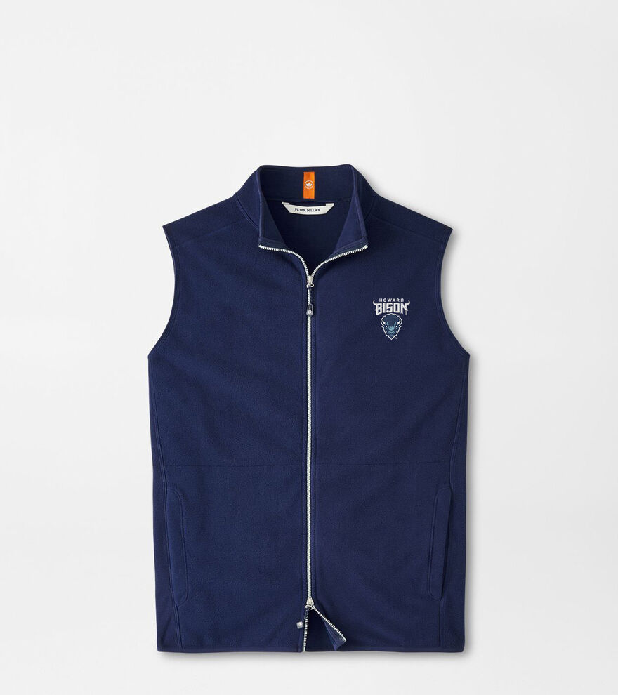 Howard University Thermal Flow Micro Fleece Vest image number 1