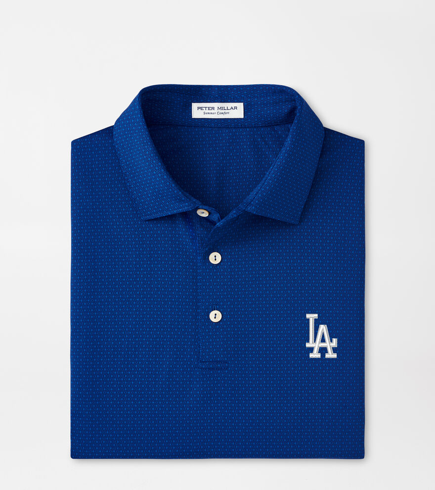 Los Angeles Dodgers Tesseract Performance Jersey Polo image number 1