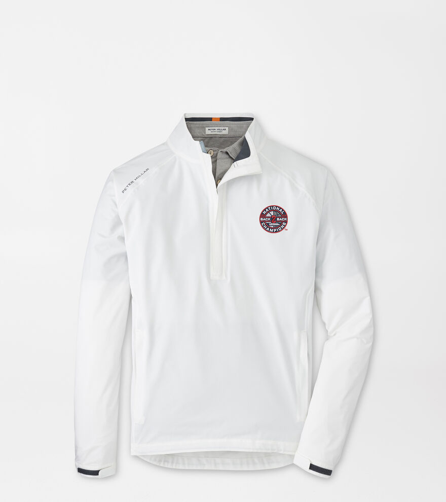 UConn Back-To-Back National Champion Shield Half-Zip Rain Shell image number 1