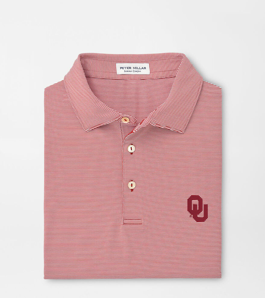 Oklahoma Jubilee Stripe Performance Polo image number 1