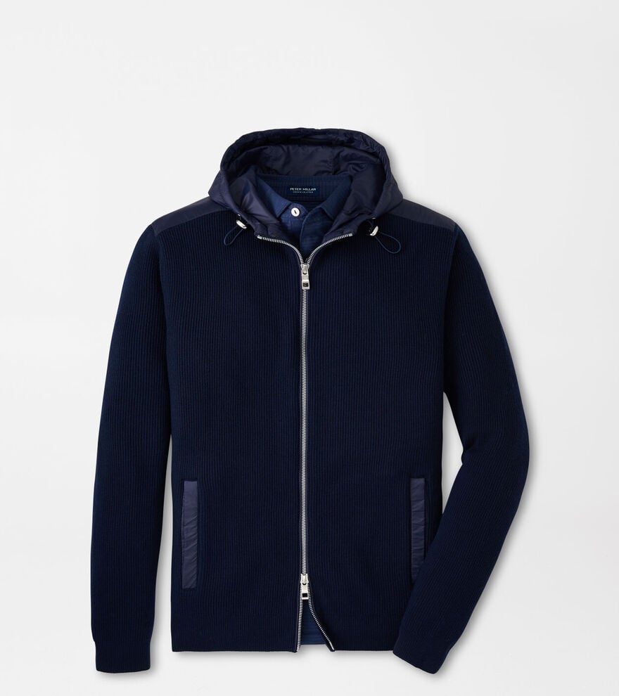 Holdridge Hybrid Full-Zip Hooded Sweater image number 1