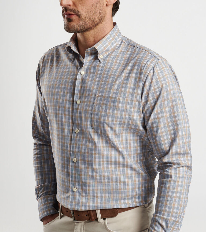 Powell Crown Lite Cotton-Stretch Sport Shirt image number 5