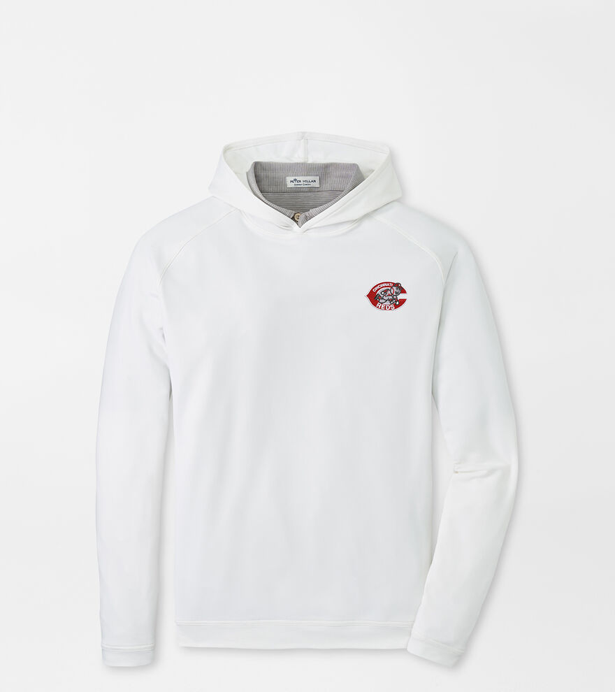 Cooperstown Cincinnati Reds Pine Performance Hoodie image number 1