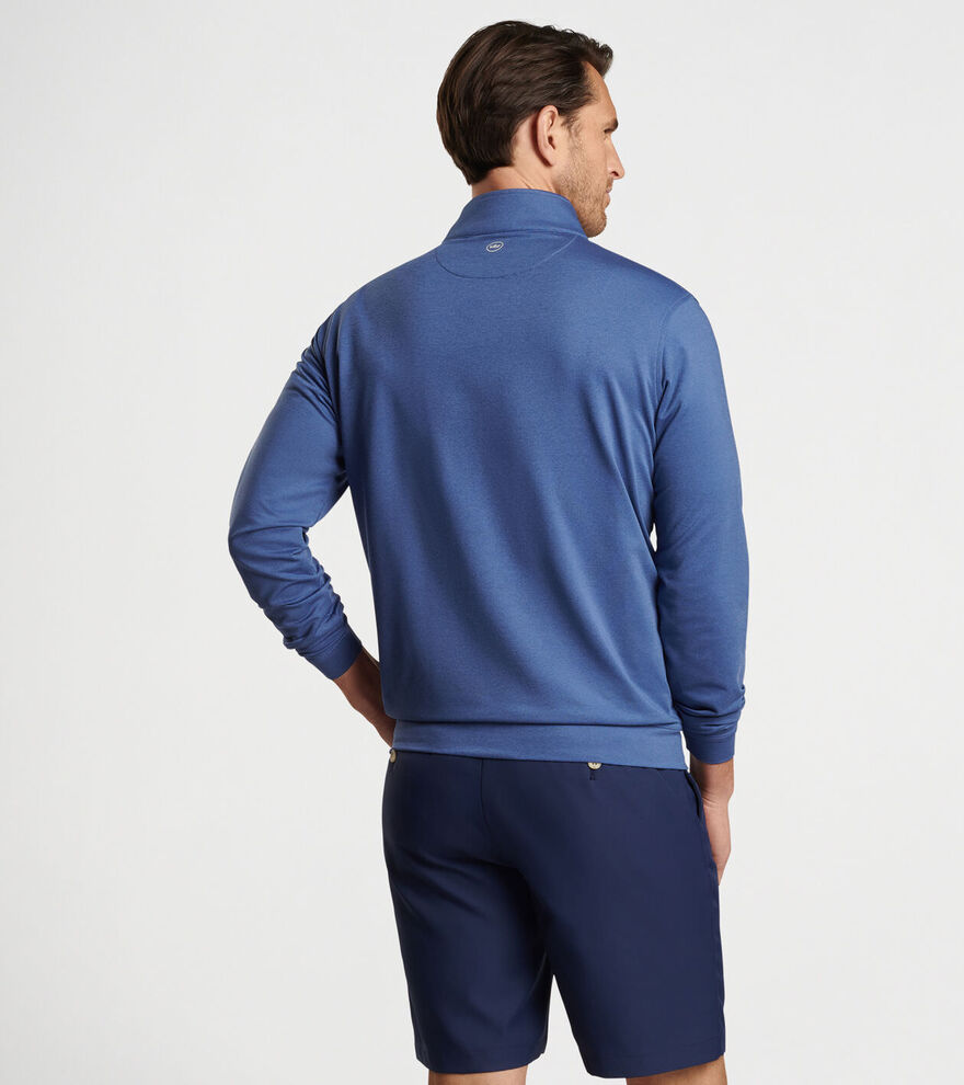 Perth Mélange Performance Quarter-Zip image number 4