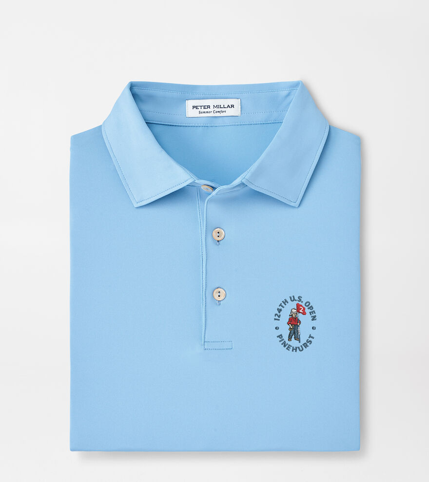 124th U.S. Open Solid Performance Jersey Polo image number 1