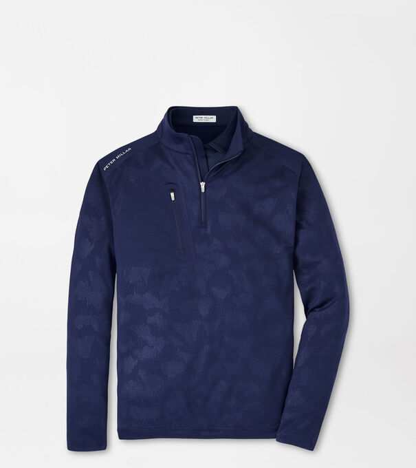 Verge Windowpane Camo Performance Quarter-Zip