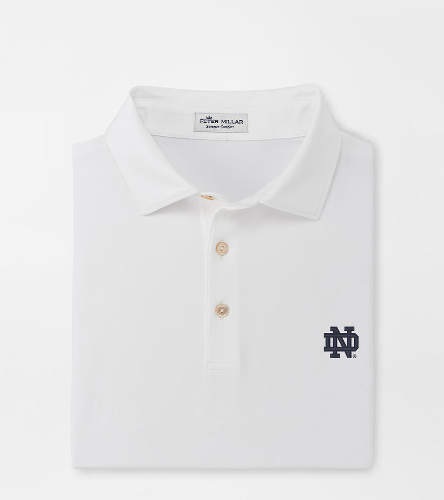 Notre Dame Solid Performance Jersey Polo image number 2