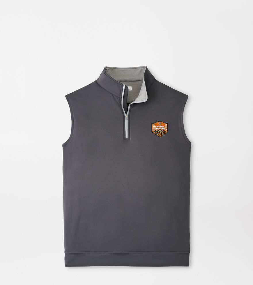 Tennessee College World Series Galway Stretch Loop Terry Quarter-Zip Vest image number 1