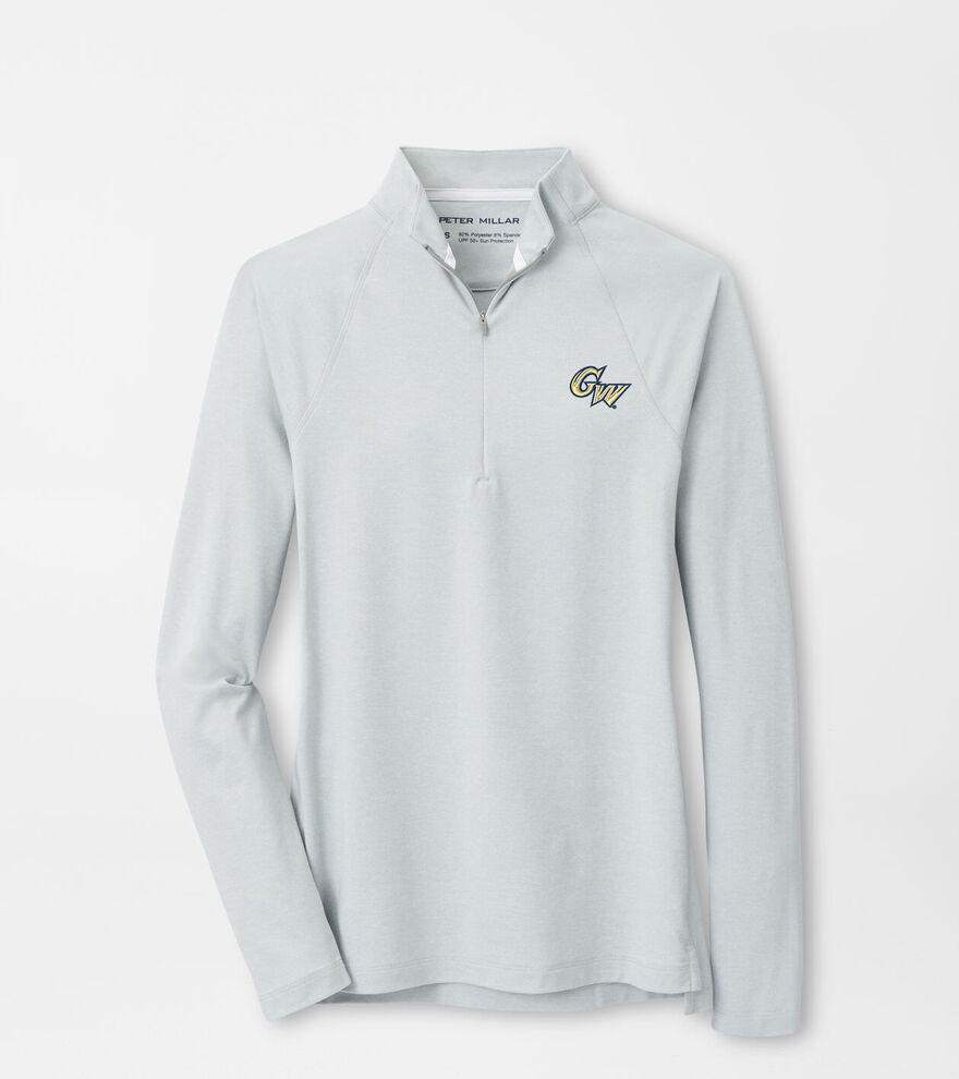 George Washington University Women's Mélange Raglan-Sleeve Perth Layer image number 1