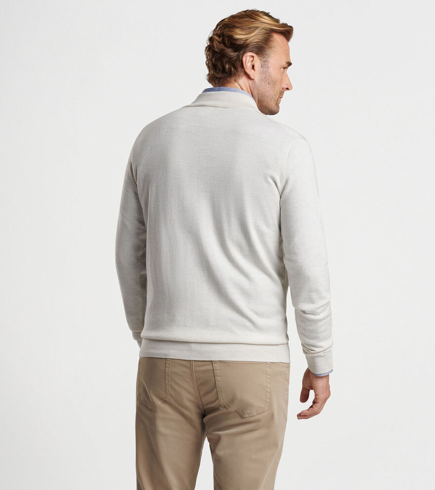 Autumn Crest Suede Trim Quarter-Zip image number 4