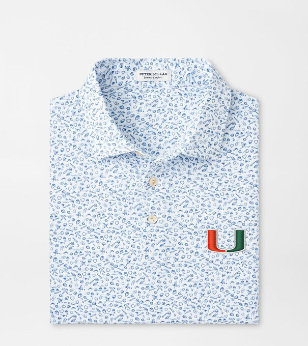 Miami Batter Up Performance Jersey Polo
