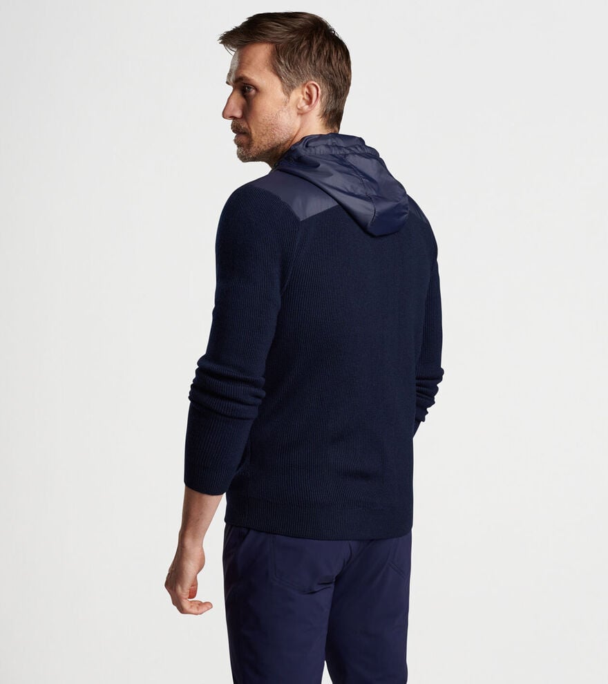 Holdridge Hybrid Full-Zip Hooded Sweater image number 3