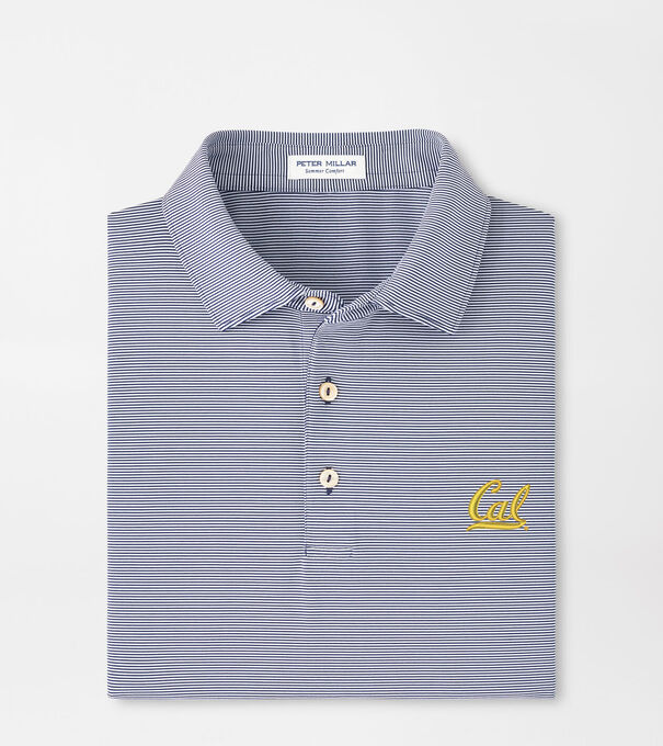 University of California Berkeley Jubilee Stripe Performance Polo