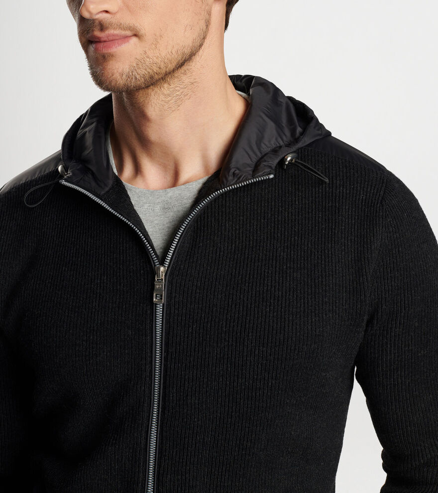 Holdridge Hybrid Full-Zip Hooded Sweater image number 4