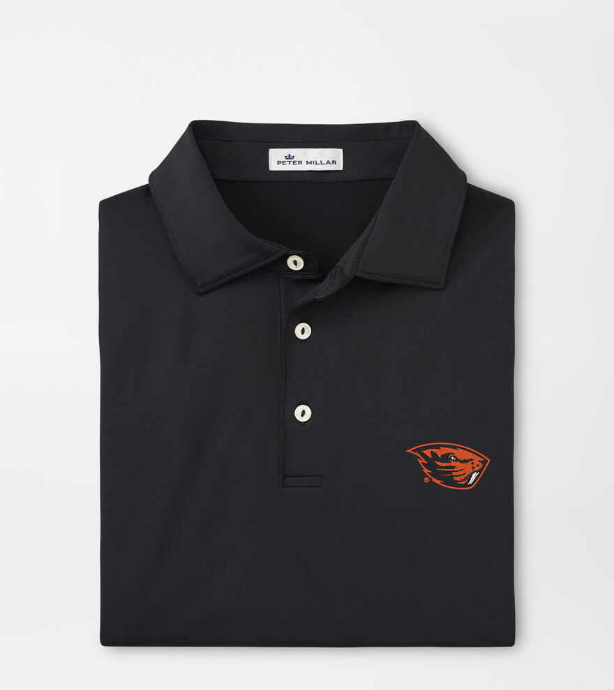 Oregon State Solid Performance Jersey Polo (Sean Self Collar) image number 1