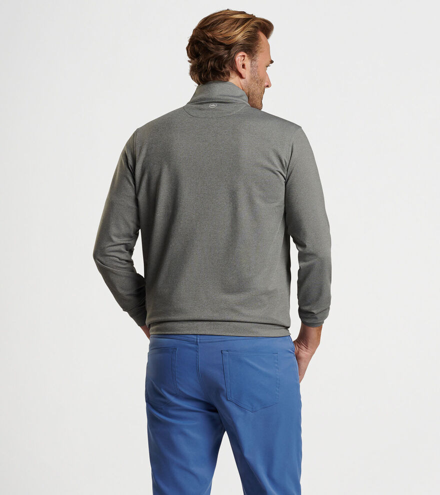 Perth Mélange Performance Quarter-Zip image number 4