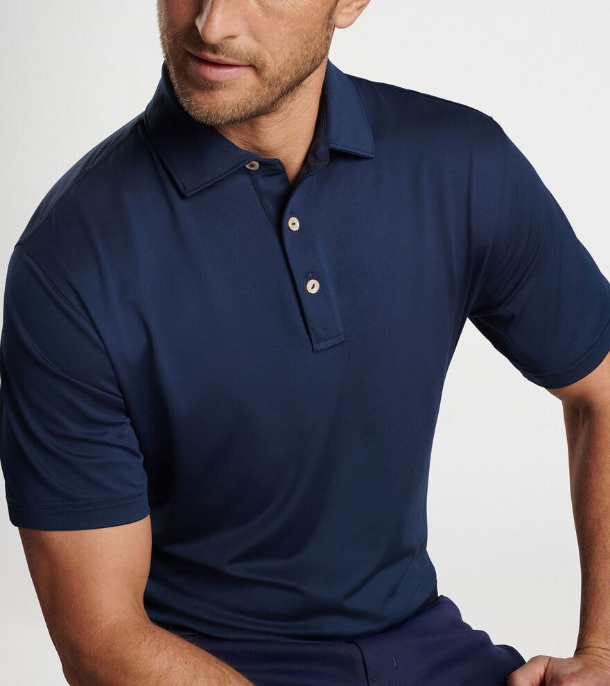 Solid Performance Jersey Polo image number 6