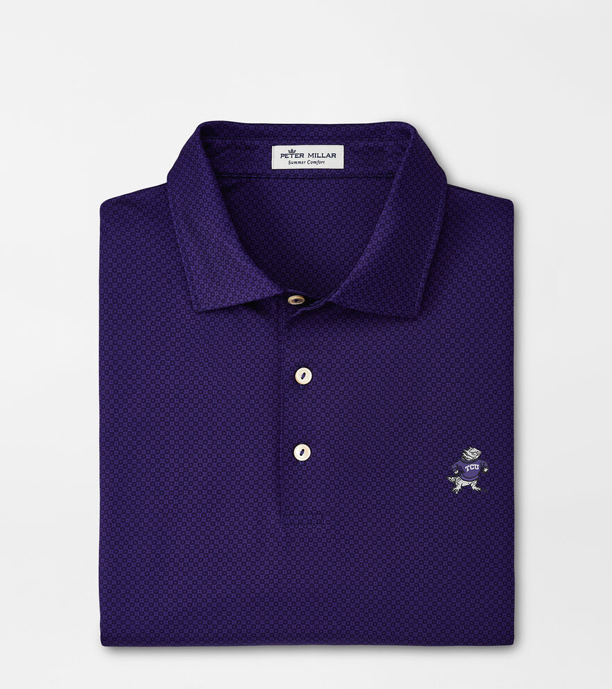 TCU Vault Dolly Performance Jersey Polo | Peter Millar