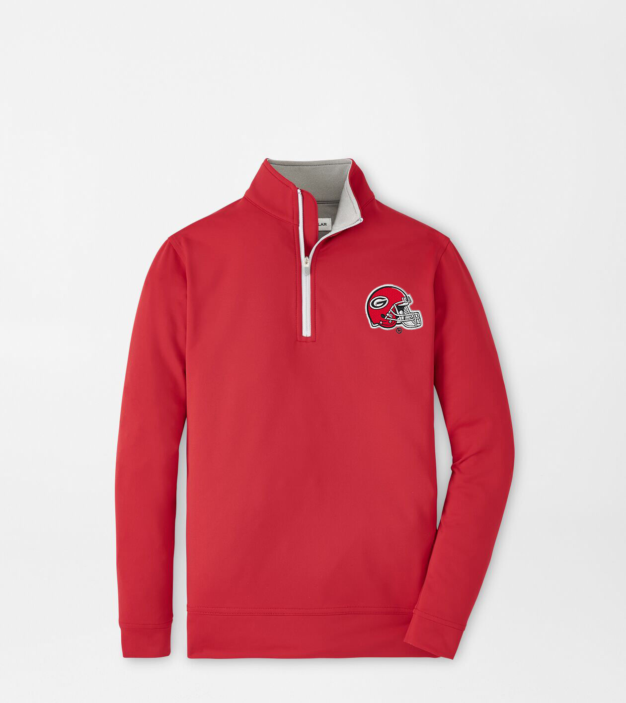 High quality Peter Millar Red Pullover Vneck Georgia Bulldogs College Men L Merino Wool