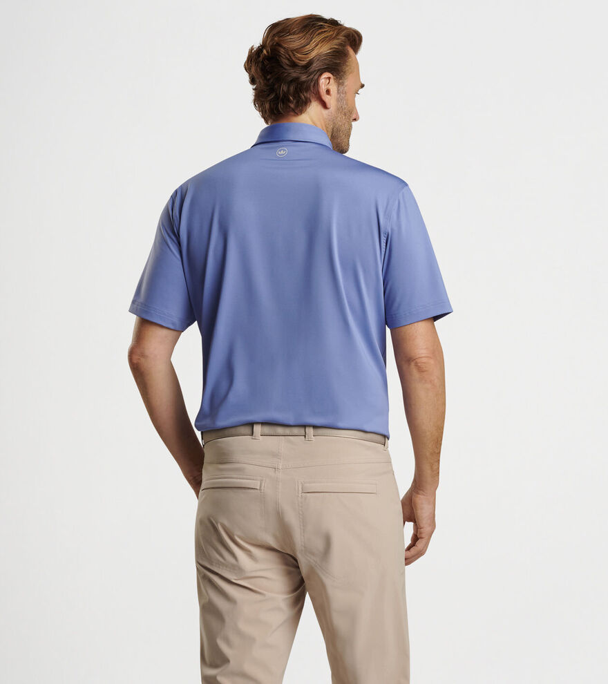 Solid Performance Jersey Polo (Sean Self Collar) image number 4