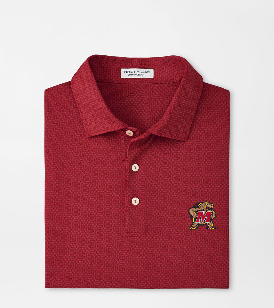 Maryland Terrapins Tesseract Performance Jersey Polo image number 1