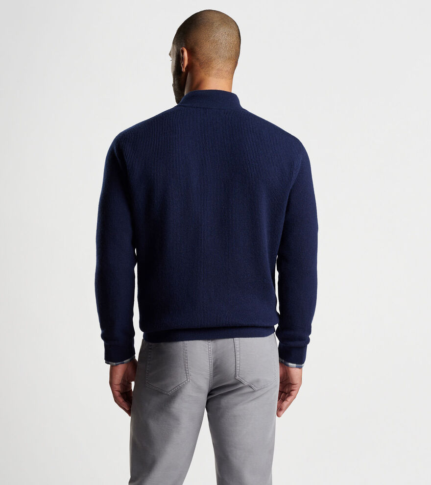 Ruxton Rib Button Mock Sweater image number 3