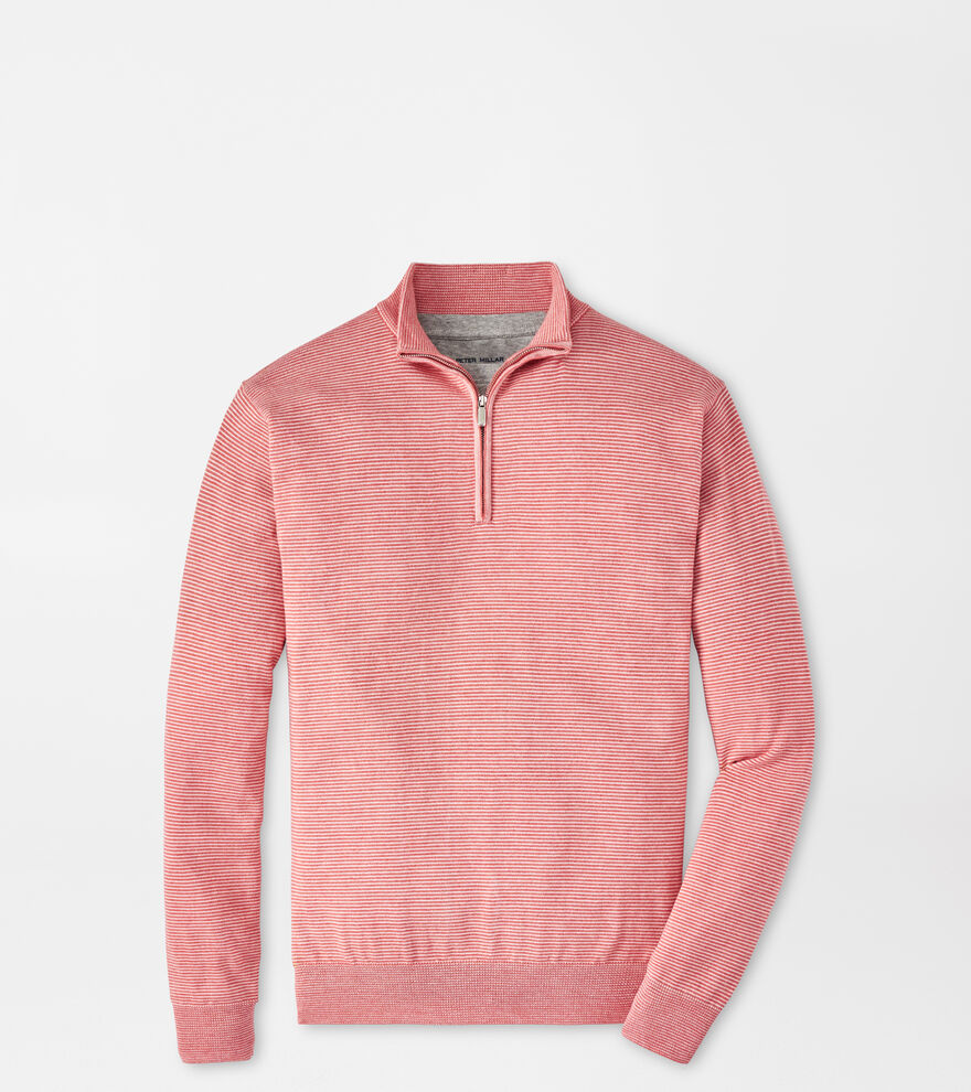 Canton Stripe Quarter-Zip Sweater image number 1