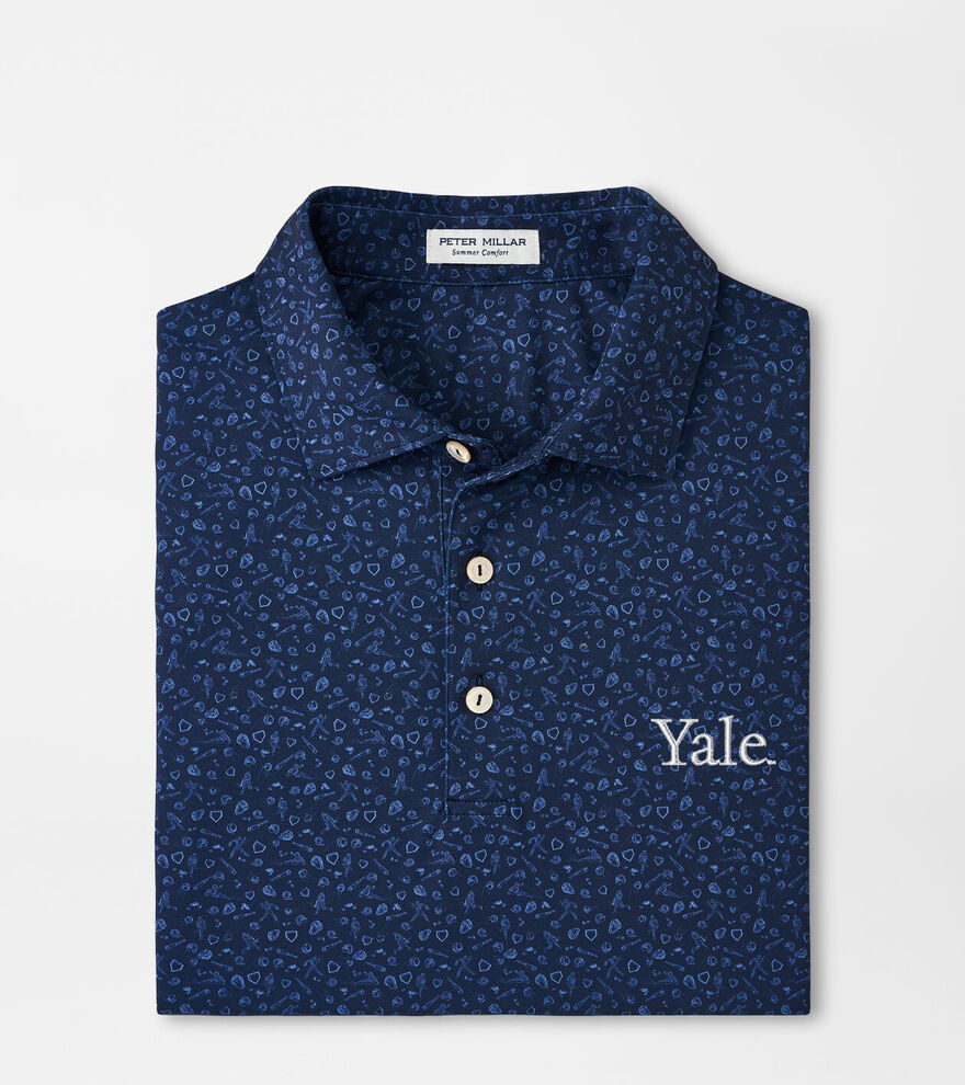 Yale Batter Up Performance Jersey Polo image number 1