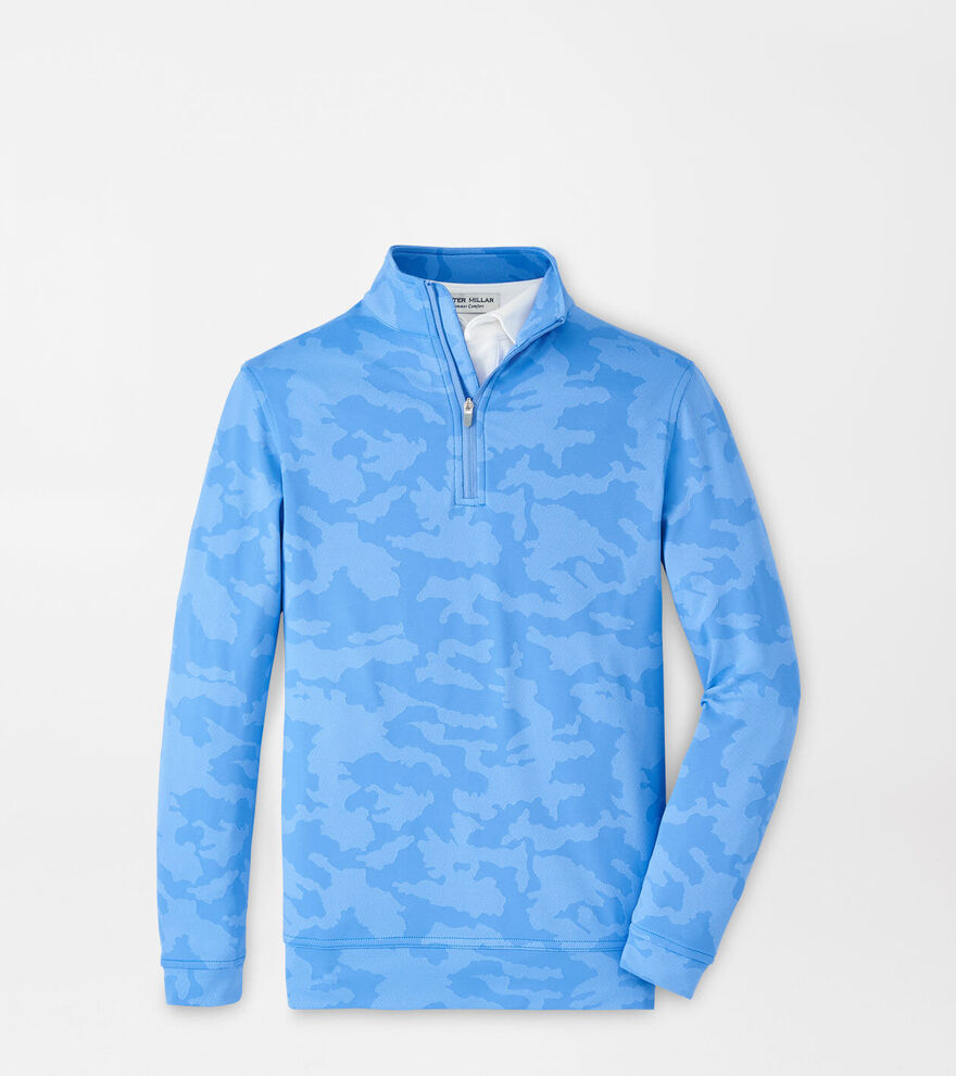 Perth Youth Camo Performance Quarter-Zip image number 1