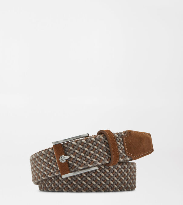 Crafted Multi-Color Woven Wool Belt
