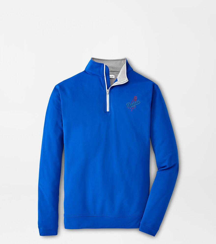 Cooperstown Los Angeles Dodgers Perth Performance Quarter-Zip image number 1