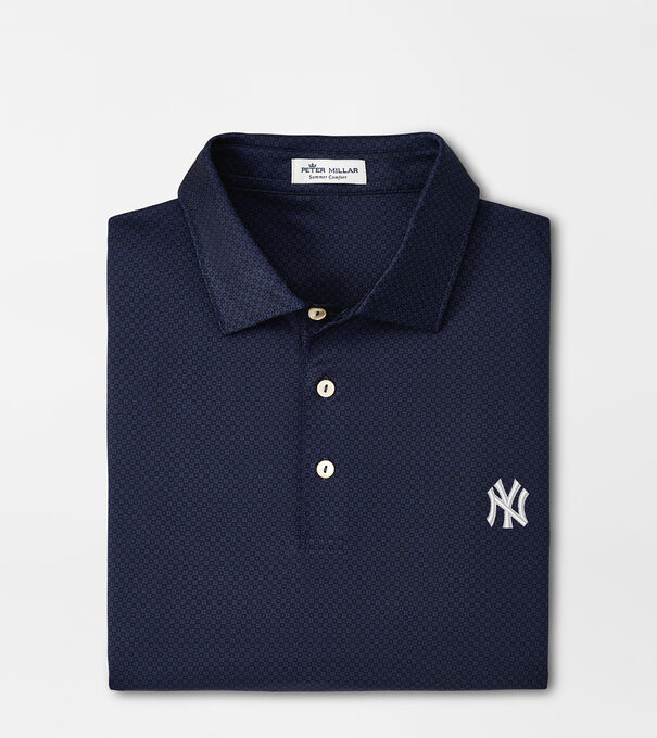 Men's New York Yankees Navy Big Logo Button-Up Shirt