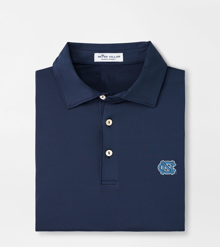 UNC Chapel Hill Solid Performance Jersey Polo (Sean Self Collar) image number 1