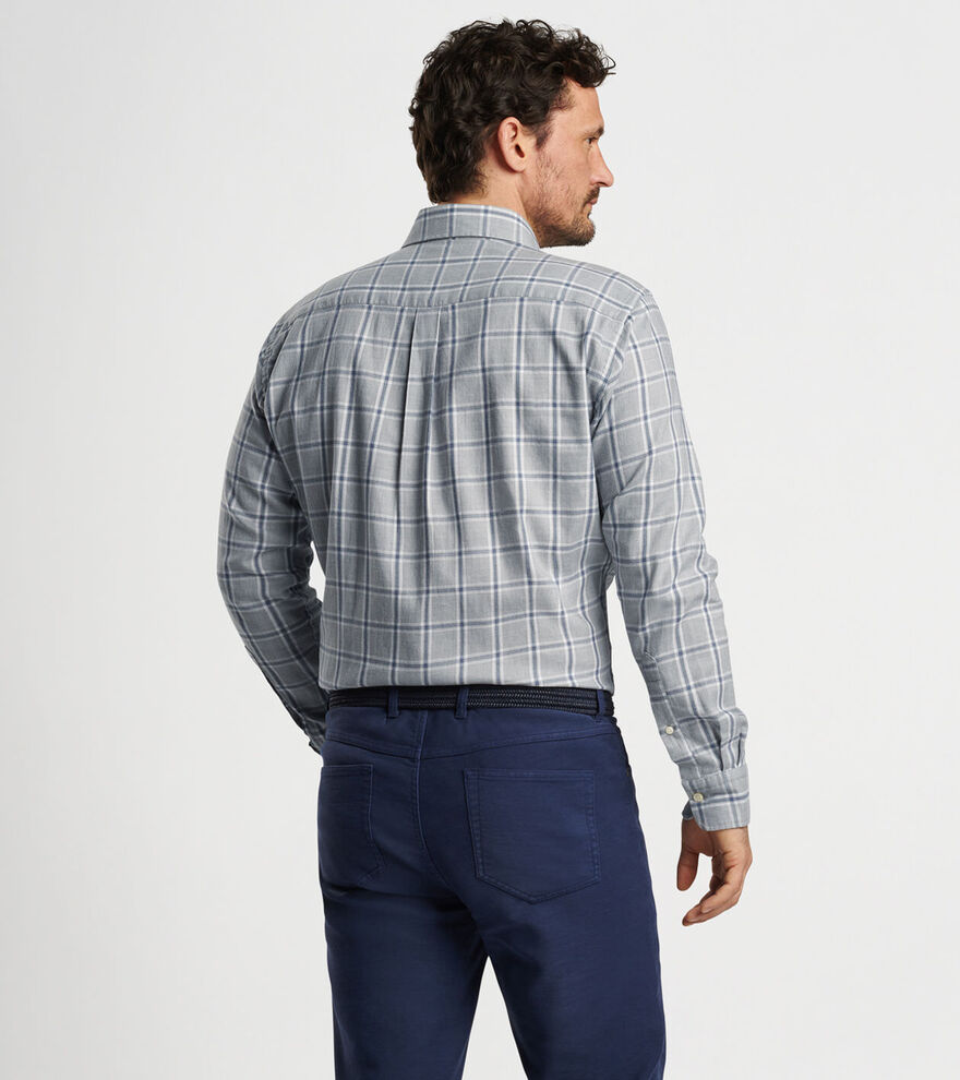 Vernon Flannelite Cotton-Stretch Sport Shirt image number 3