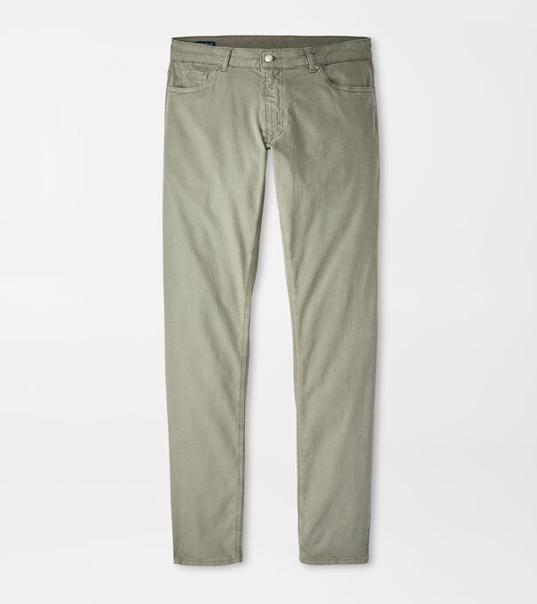 Peter Millar Brevard Performance Flannel Five-Pocket Pant: Dark Argil -  Craig Reagin Clothiers