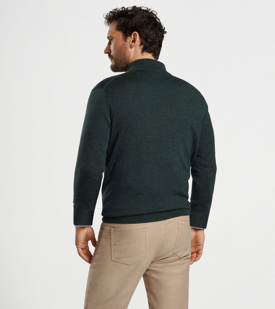 Autumn Crest Suede Trim Quarter-Zip image number 4