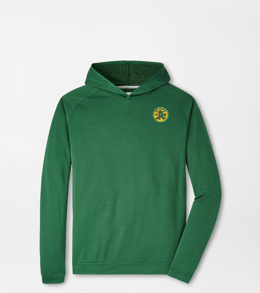 Cooperstown Oakland A's Pine Performance Hoodie image number 1