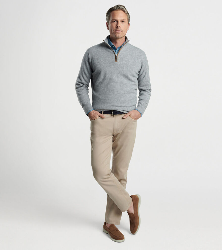 Artisan Crafted Cashmere Flex Quarter-Zip image number 2