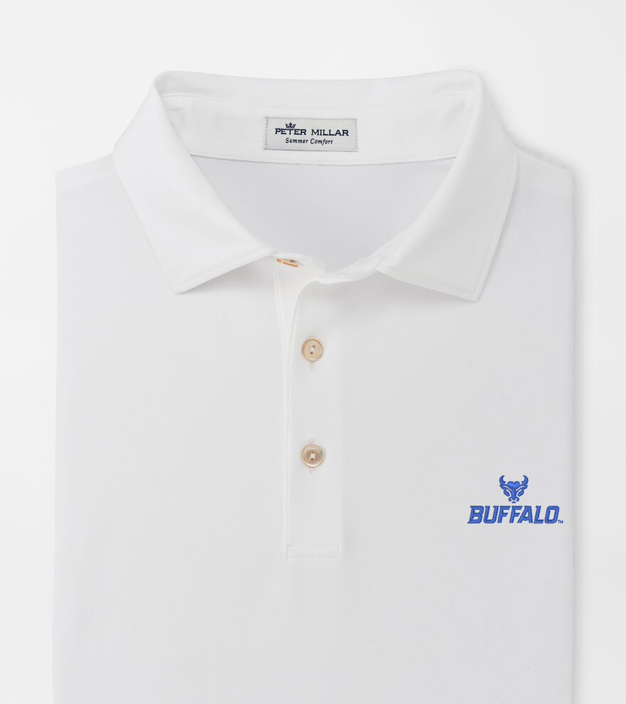 University at Buffalo Solid Performance Jersey Polo (Sean Self Collar) image number 1