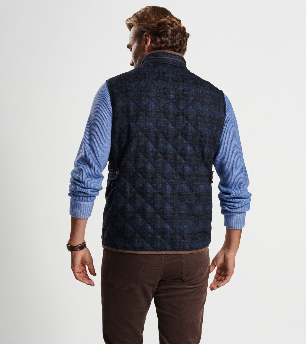 Essex Quilted Wool Travel Vest