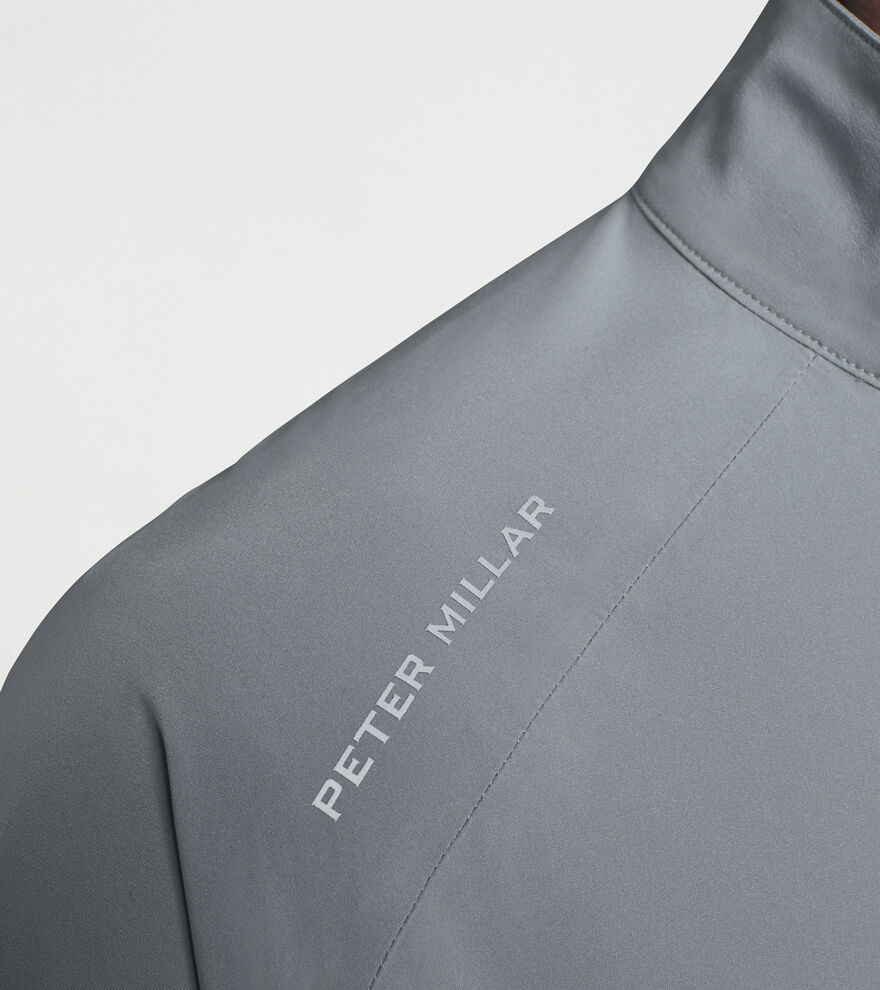 PETER MILLAR Hyperlight Shield Nylon Half-Zip Golf Jacket for Men