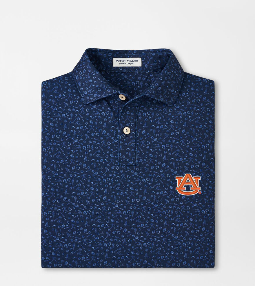 Auburn Batter Up Youth Performance Jersey Polo image number 1