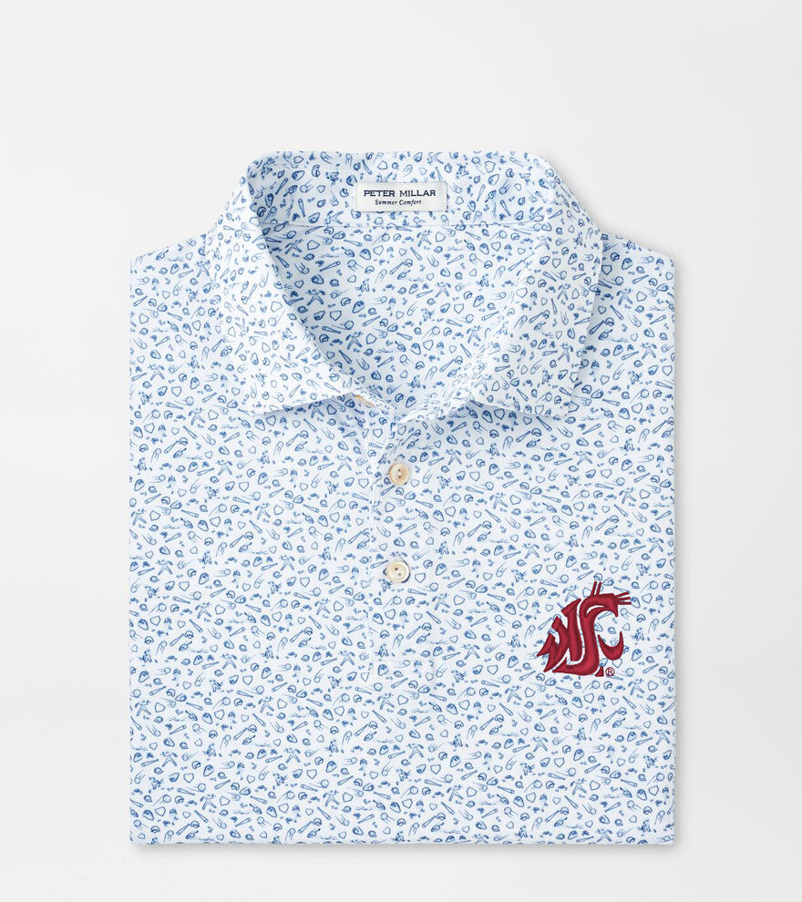 Washington State Batter Up Performance Jersey Polo image number 1