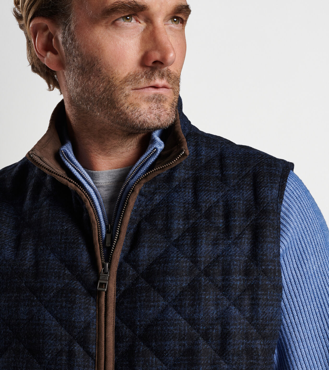 Essex Quilted Wool Travel Vest