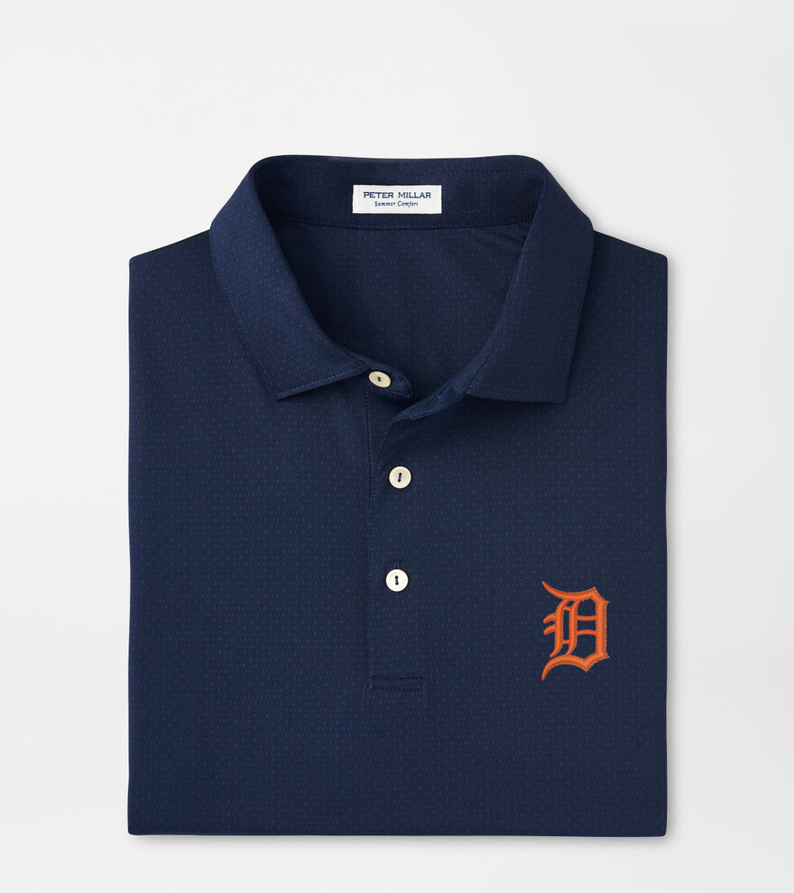 Detroit Tigers Tesseract Performance Jersey Polo image number 1